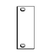 Don-Jo SHF45PC 4-1/2" x 1-1/2" Hinge Cut Out Filler Plate Prime Coat Finish