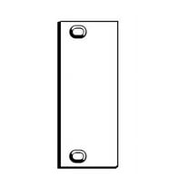 Don-Jo SHF45PC 4-1/2" x 1-1/2" Hinge Cut Out Filler Plate Prime Coat Finish