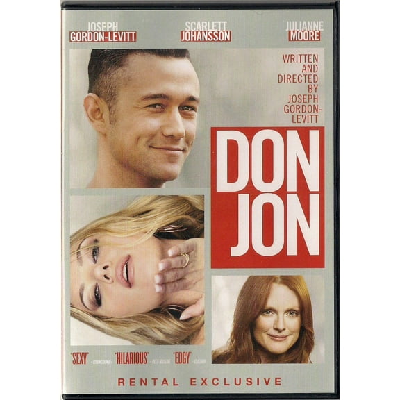 Don Jon (DVD, 2013, Rental Exclusive) NEW