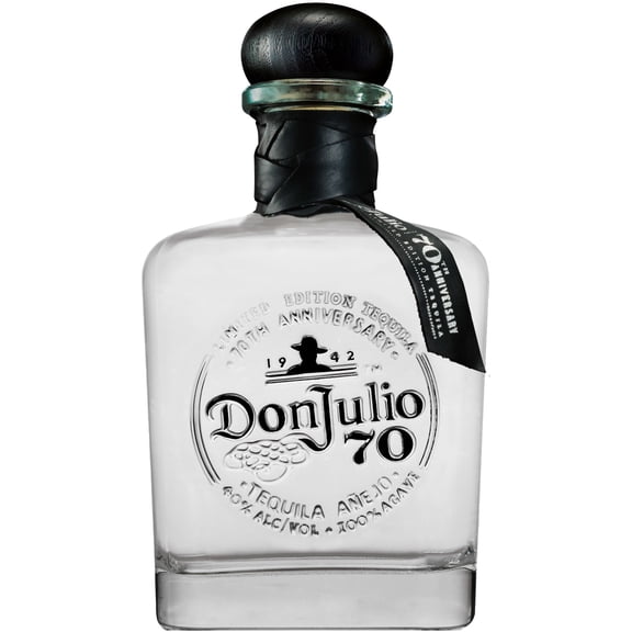 Don Julio 70 Tequila Anejo Cristalino, 750 mL, 40% ABV