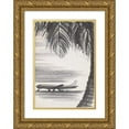 thumbnail image 1 of Don Lambo 18x24 Gold Ornate Framed and Double Matted Museum Art Print Titled - Getting to Know the Virgin Islands Pl2 (1959), 1 of 4
