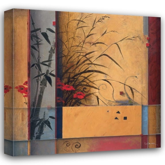 Don Li-Leger 36x36 Gallery Wrapped Canvas Wall Art Titled - Bamboo Division