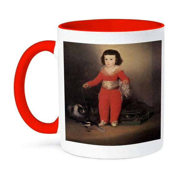 3dRose, Don Manuel Osorio Manrique de Zuniga, c. 1792 , 11oz Two-Tone Red Mug