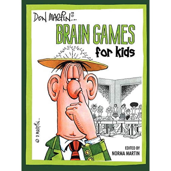 Pre-Owned Don Martin Brain Games For Kids Paperback