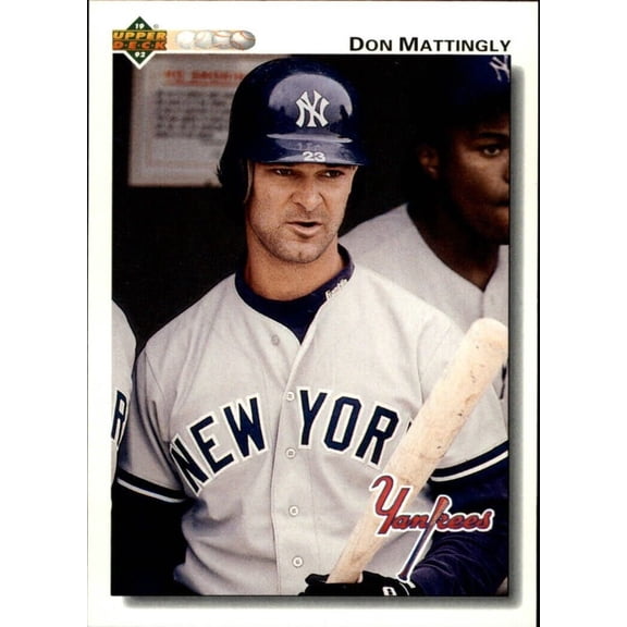 Don Mattingly 1992 Upper Deck MLB #356 Baseball Card New York Yankees