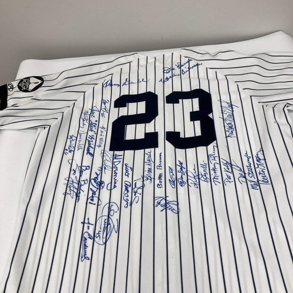 Don Mattingly Game Used Signed 2010 Old Timers' Day New York Yankees Jersey