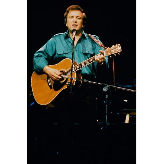 Don McLean 1970's performing in concert playing guitar 24x36 Poster