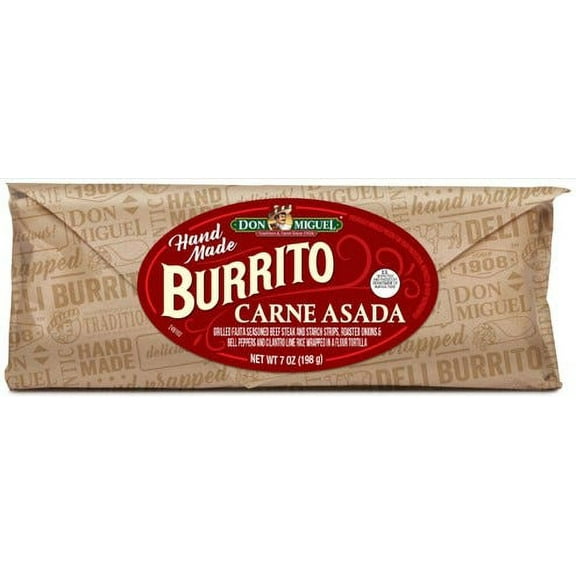 Don Miguel Carne Asada Burrito, 7 Ounce -- 12 per case.