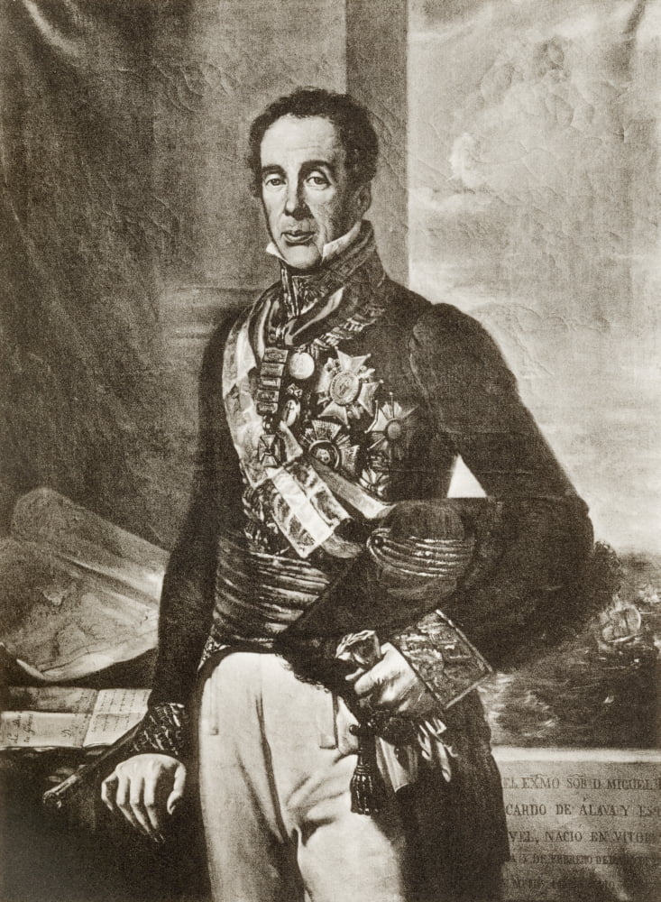 Don Miguel Ricardo De Canvas Art - Ken Welsh Design Pics (13 x 18)