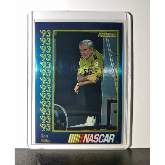 Don Miller 1993 Maxx Premier Plus Racing #101 NASCAR Card Penske Racing South