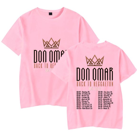Don Omar Back to Reggaeton Tour 2024 Men/Women T-Shirt Summer Streetwear Harajuku Tshirt Shirt Short Sleeve