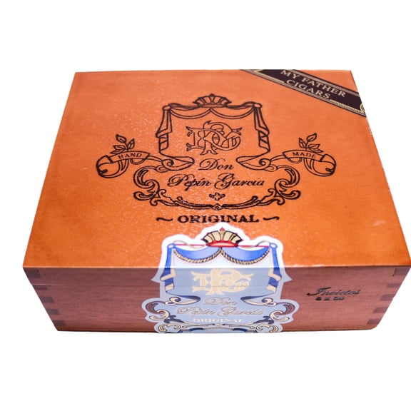 Don Pepin Garcia Invictos Empty Wood Cigar Box 7" x 6" x 2.75"