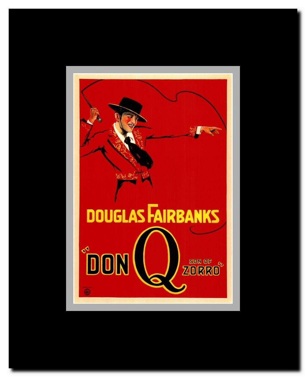 Don Q. Son of Zorro Framed Movie Poster