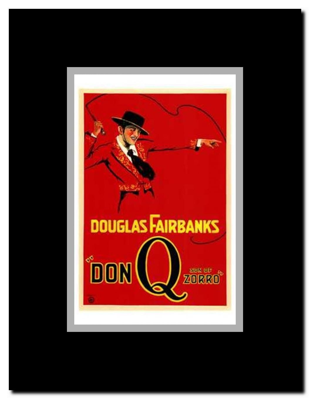 Don Q Son of Zorro Framed Movie Poster