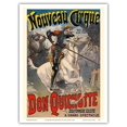 thumbnail image 1 of Don Quixote (Don Quichotte) - New Circus (Nouveau Cirque) - Great Horse Show - Vintage Circus Poster by Lucien Lefèvre c.1892 - Master Art Print (Unframed) 9in x 12in, 1 of 4
