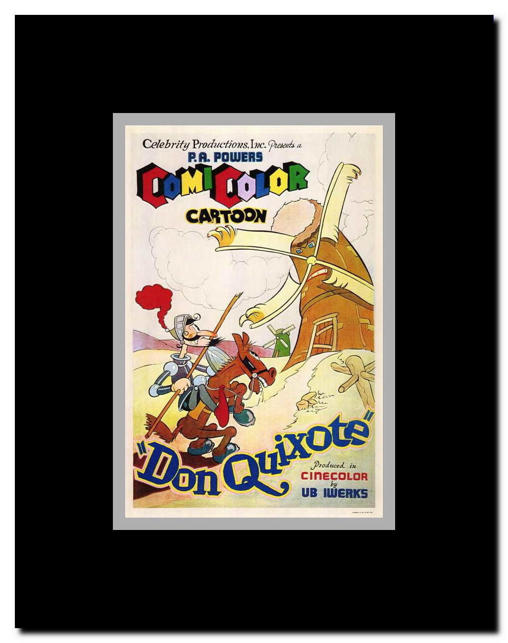 Don Quixote Framed Movie Poster