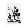 thumbnail image 1 of Don Quixote Pablo Picasso Poster Poster Decorative Painting Canvas Wall Art Living Room Posters Bedroom Painting 12x18inch(30x45cm), 1 of 6
