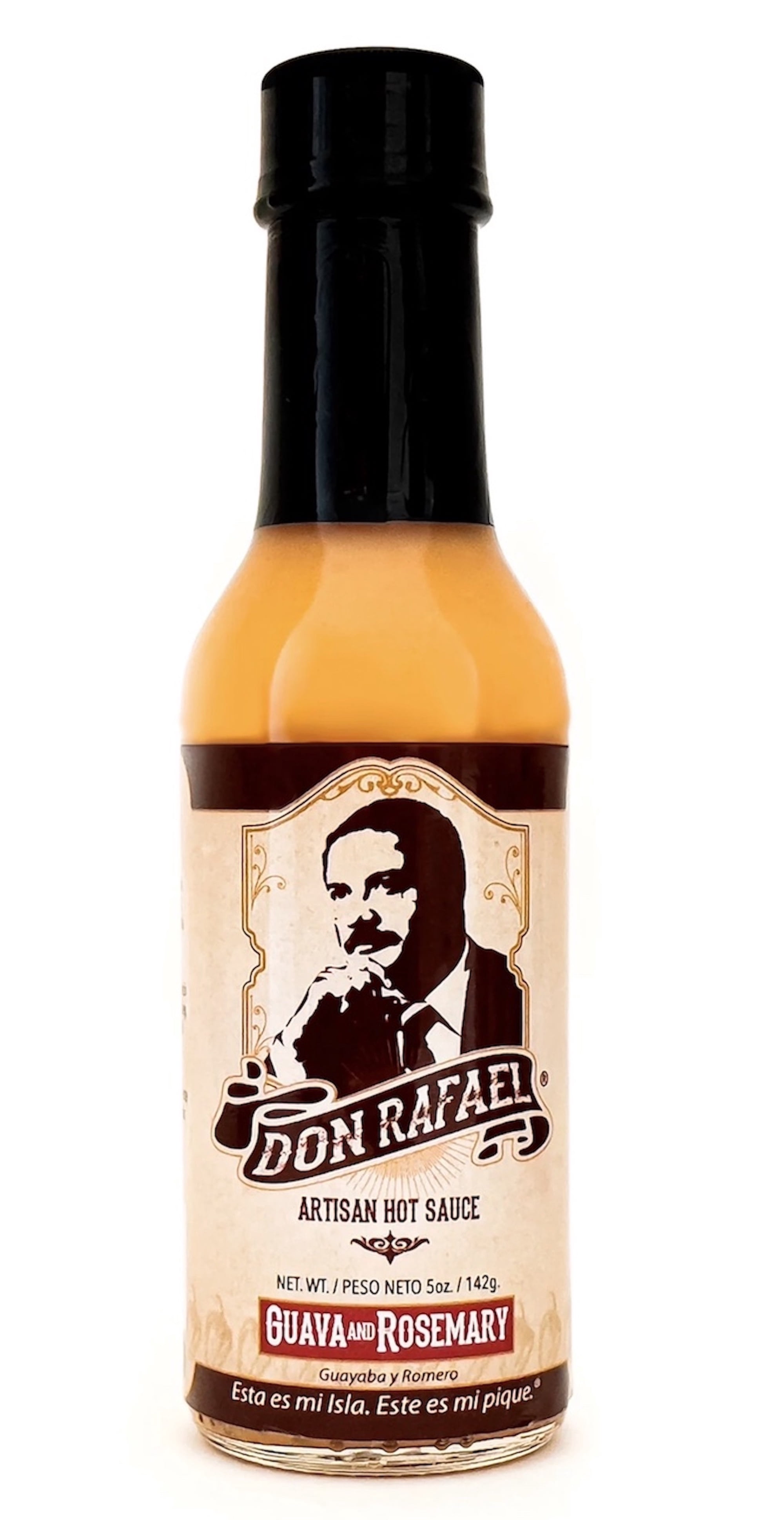 Don Rafael Artisan Guava and Rosemary, 5 oz, Hot Sauce, Glass Bottle, No Allergen