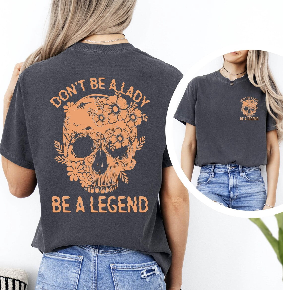 T-shirt Stevie Nicks Don't Be A Lady Be A Legend - Coton - Tailles S à 5XL - Neuf Avec étiquettes