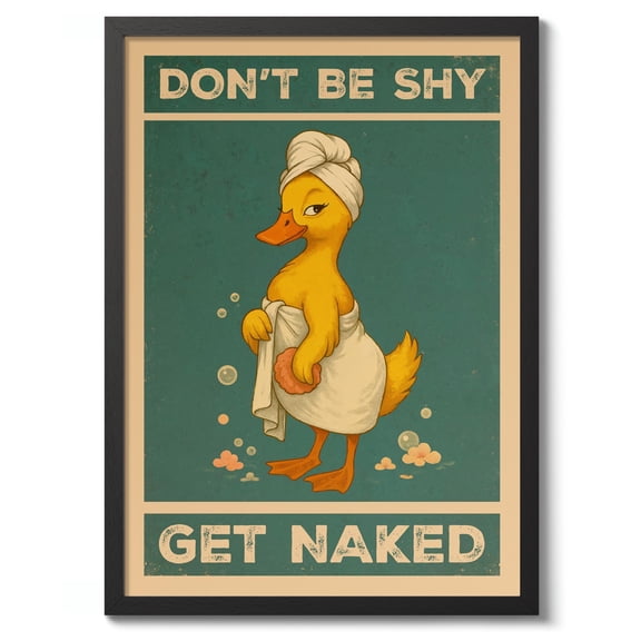 Don'T Be Shy Get Joke Typography Decorative Wall Art Poster , Poster Print Only