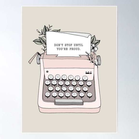 Don'T Stop Poster Wall Art, Modern Wall Decor For Living Room Bedroom, 24x36 UNFRAMED