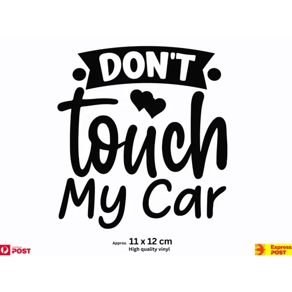 Don'T Touch Sticker Phone Decal Water Bottle Stickers Car Decals ...