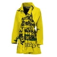 thumbnail image 1 of Don'T Tread On Me Gadsden Flag Women Bathrobe One Size Univeral Fits Fashion Lightweight Plush Fleece Long Robe For Women, 1 of 3