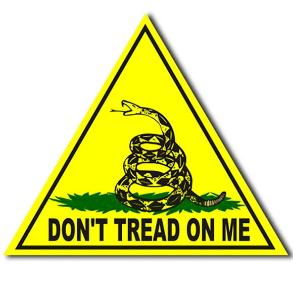 Don'T Tread On Me Snake Sticker Decals Military Badass Large 8"