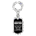 thumbnail image 1 of Don'T Understand Hunting Thing Stainless Steel or 18k Gold Premium Swivel Dog Tag Keychain, 1 of 10