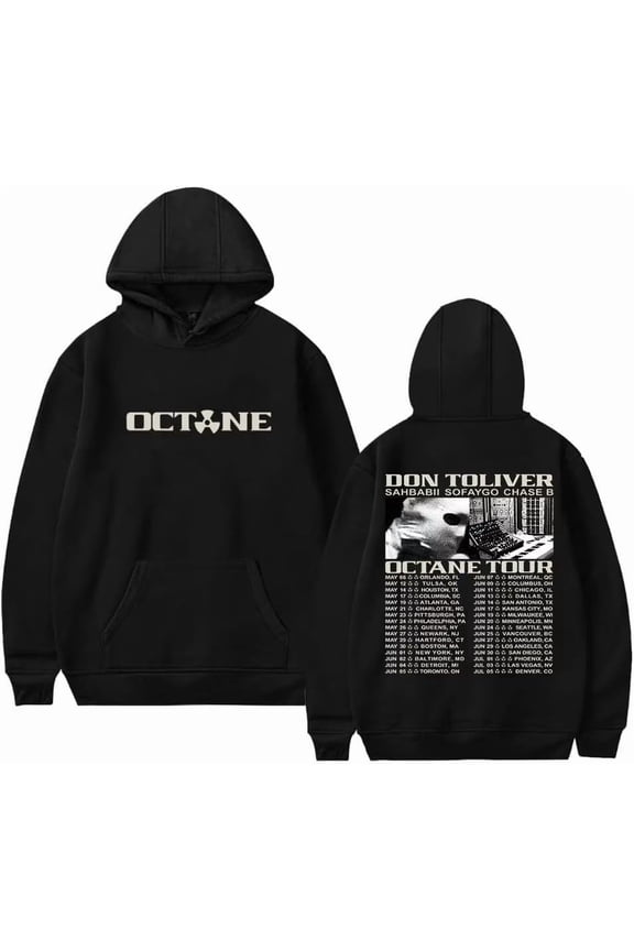 Don Toliver 2026 Octane Tour Merch Hoodies Fashion Hooded Sweatshirt Unisex Tops