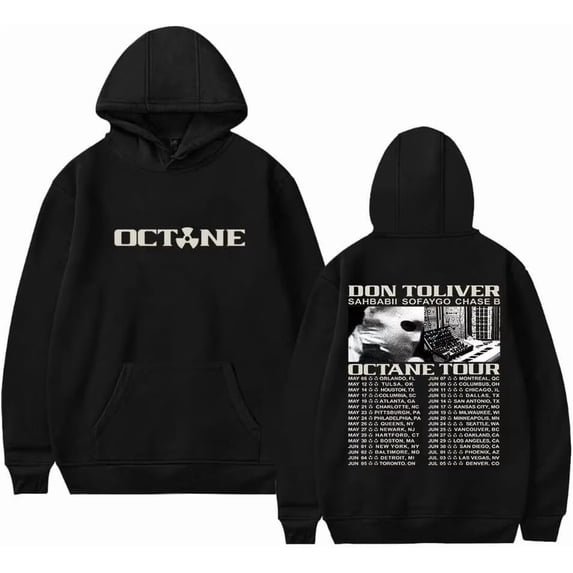 Don Toliver 2026 Octane Tour Merch Hoodies Fashion Hooded Sweatshirt Unisex Tops