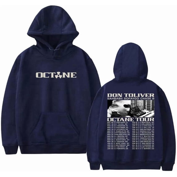 Don Toliver 2026 Octane Tour Merch Hoodies Fashion Hooded Sweatshirt Unisex Tops
