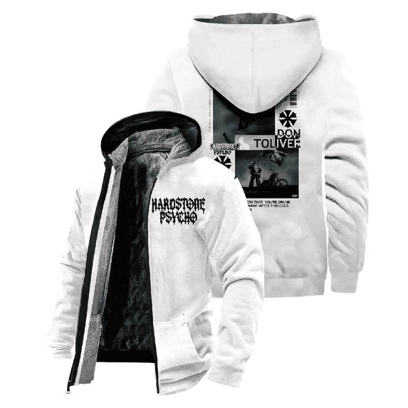 Don Toliver Hardstone Psycho Tour Zipper Hoodies Women Men Jacket Parkas Long Sleeve Casual Streetwear Winter Coat