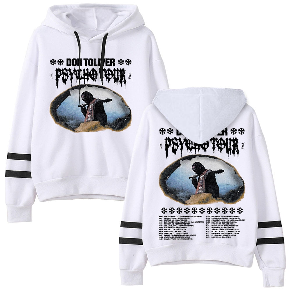 Don Toliver Logo Pullover 2024 Psycho Tour Merch Hoodies Winter Women Men  Fashion HipHop Long Sleeve - Walmart Business Supplies