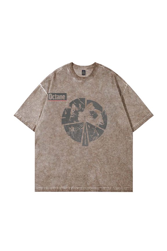 Don Toliver Octane Eye Merch T-Shirt Cotton Wash Tee Women Men Short Sleeve Casual Crewneck Tee