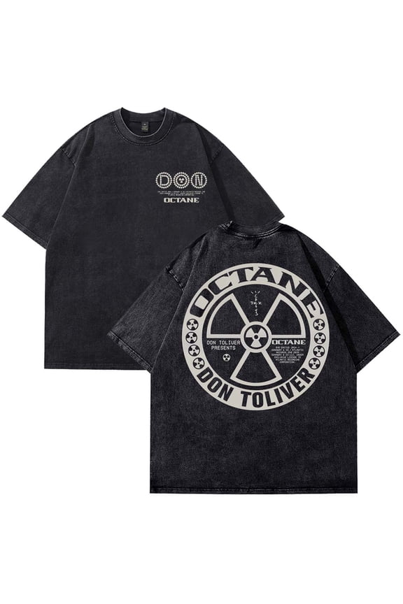 Don Toliver Octane Gear Merch T-Shirt Cotton Wash Tee Women Men Short Sleeve Casual Crewneck Tee