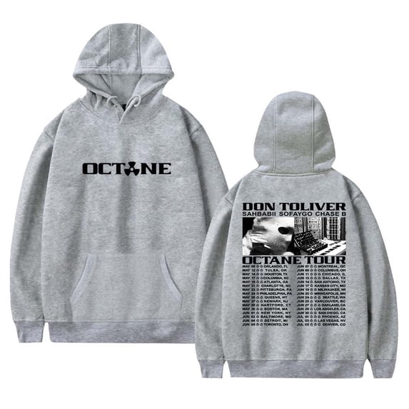 Don Toliver Octane Tour 2026 Merch Hoodies Women Men Casual Long Sleeve Sweatshirt Clothes
