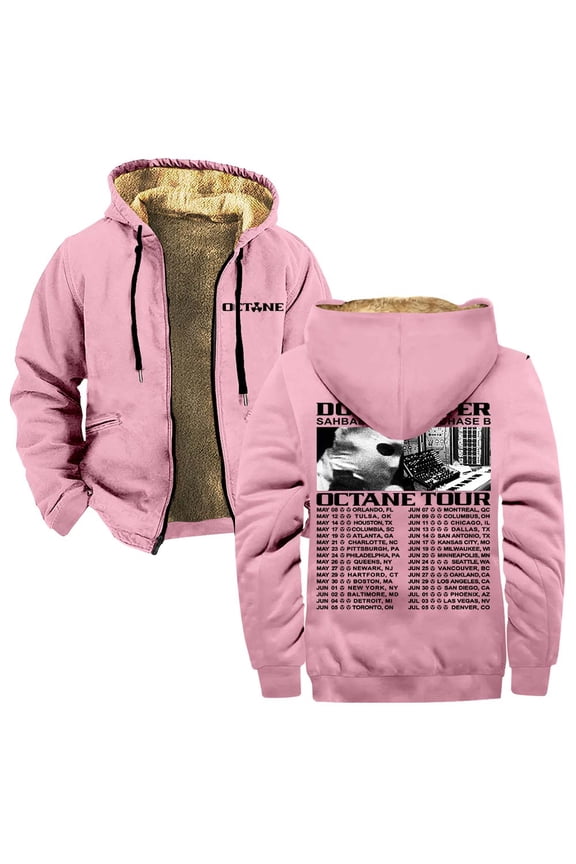 Don Toliver Octane Tour 2026 Merch Zipper Hoodies Women Men Jacket Parkas Long Sleeve Streetwear Coat
