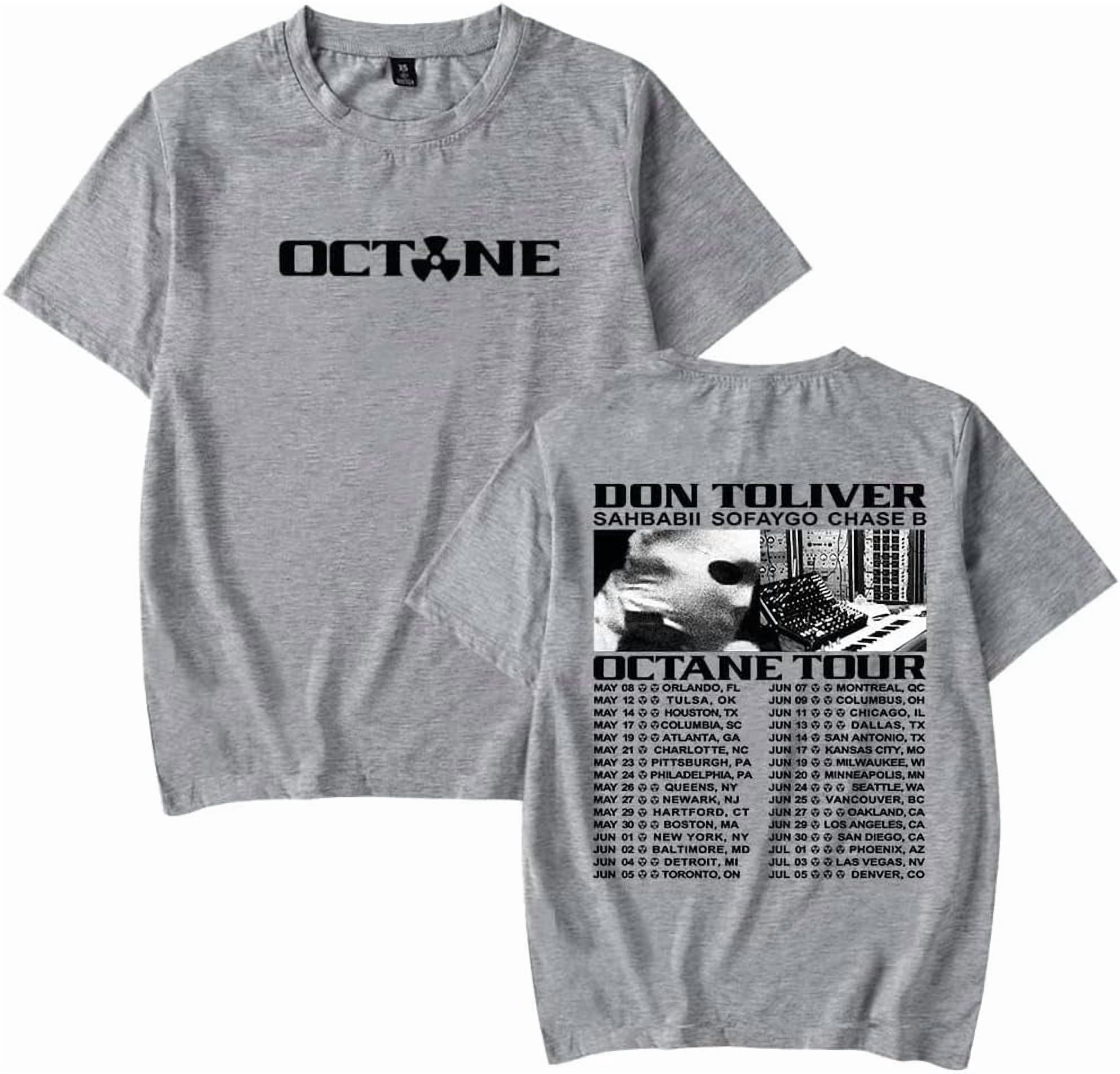 Don Toliver Octane Tour Merch T-shirts 2026 Fashion Short Sleeve
