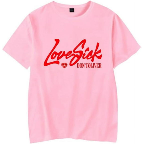 Don Toliver T-shirt Love Sick Album Merch Women Men Summer Classic Crewneck Short Sleeve Tee