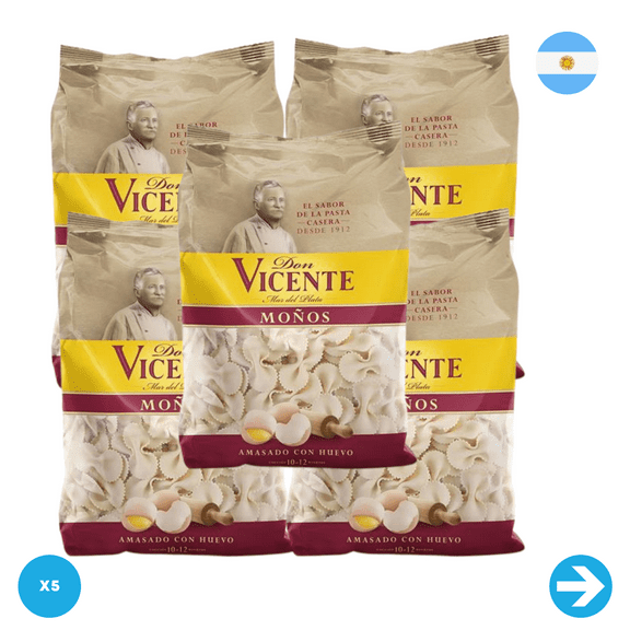 Don Vicente - Fideos Moos Con Huevo 500g - 5 units
