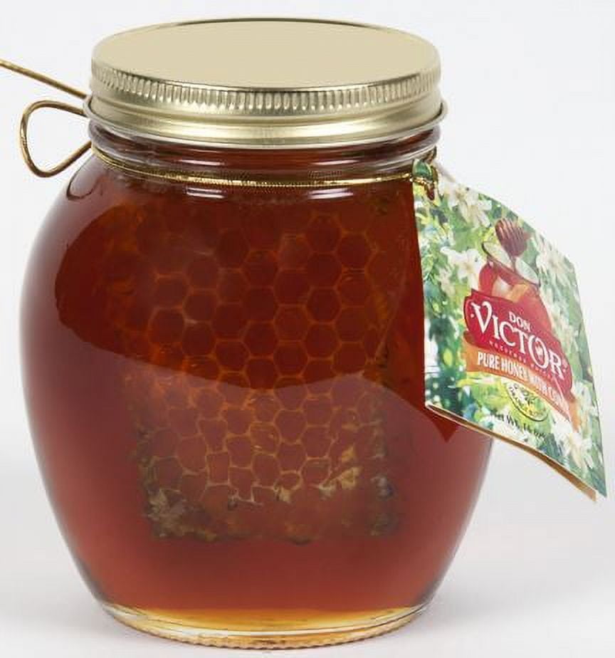 Don Victor Pure Honey with Honeycomb (Pack of 12)