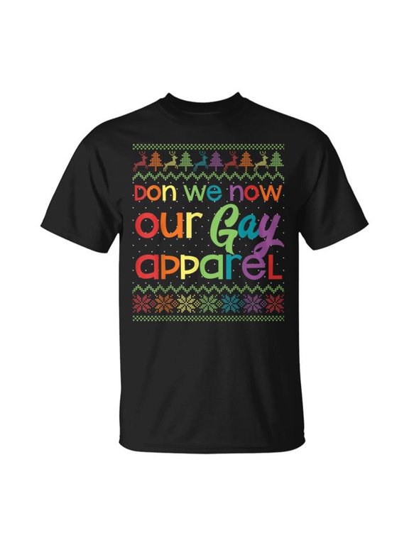 Don We Now Our Gay Apparel Gay Christmas Lgbt Xmas Tshirt