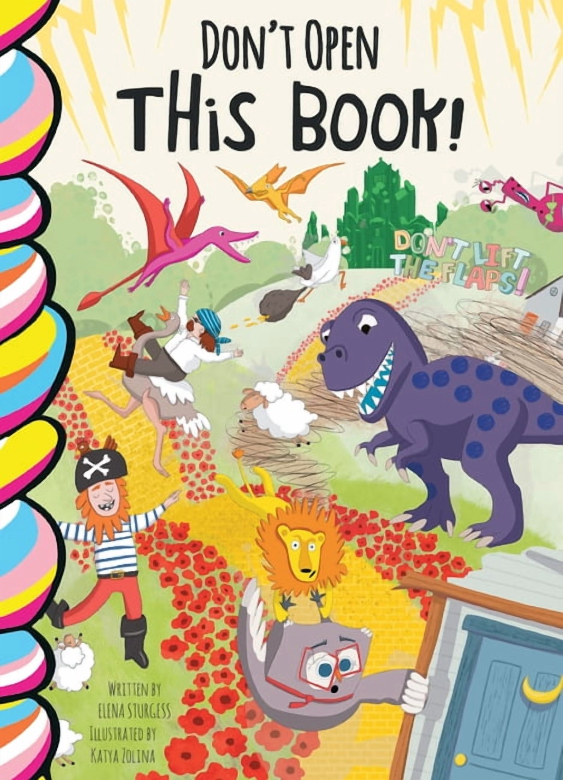 Don't Lift the Flaps! Don't Open This Book!, (Board Book)