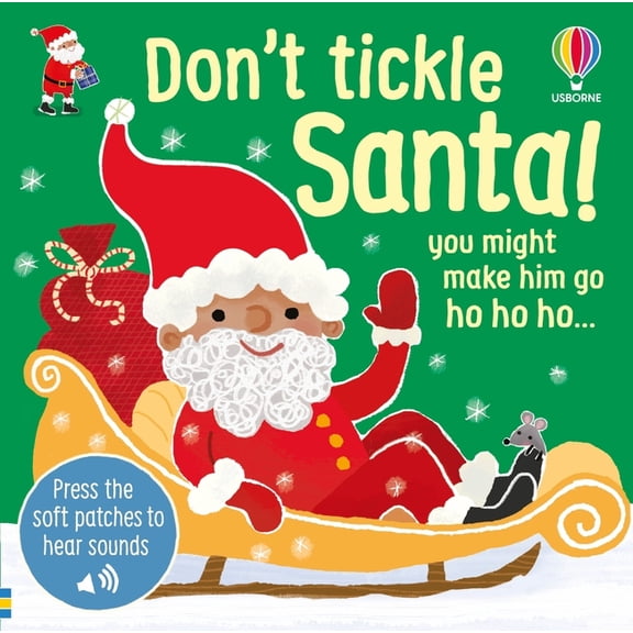 Don't Tickle Touchy Feely Sound Boo Don't Tickle Santa!, (Board Book)