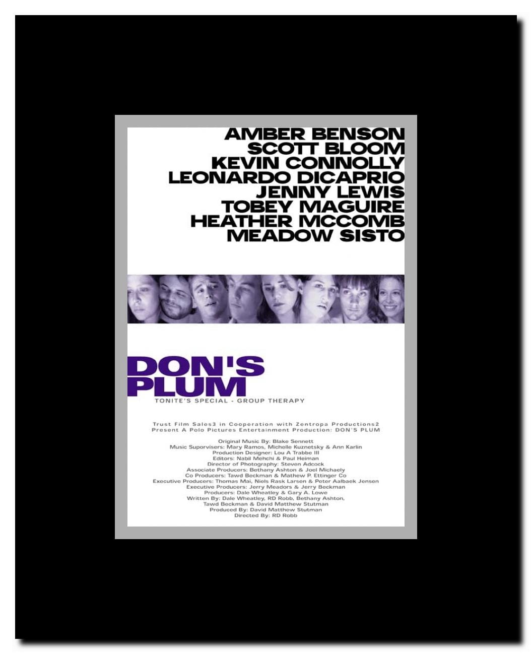 Don's Plum Framed Movie Poster