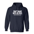 thumbnail image 1 of Don't Argue With An Idiot He'll Drag You Down To His Level Beat You With Experience Sarcastic Novelty Gift Idea Adult Humor Funny Men's Hoodies, 1 of 2