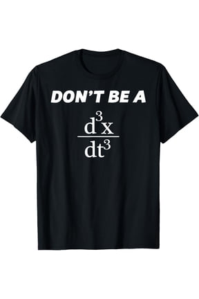 Don't Be A Jerk Funny Math Scholar Teacher Nerd T-Shirt