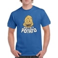 thumbnail image 1 of Don't Be A Potato T-Shirt Men -Smartprints Designs, Male Medium, 1 of 4