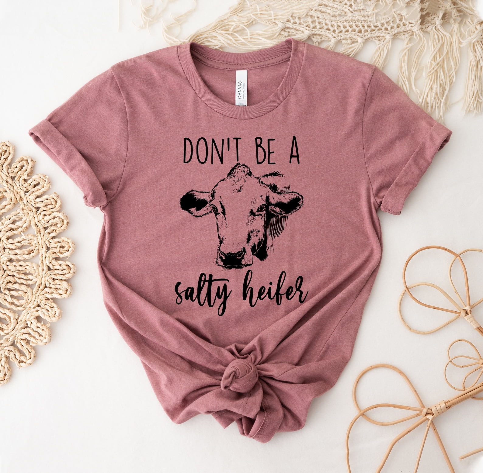 Don't Be Aa Salty Heifer T-Shirt Farmer Gifts Don't Be Aa Salty Heifer T-Shirt Farmer Gifts